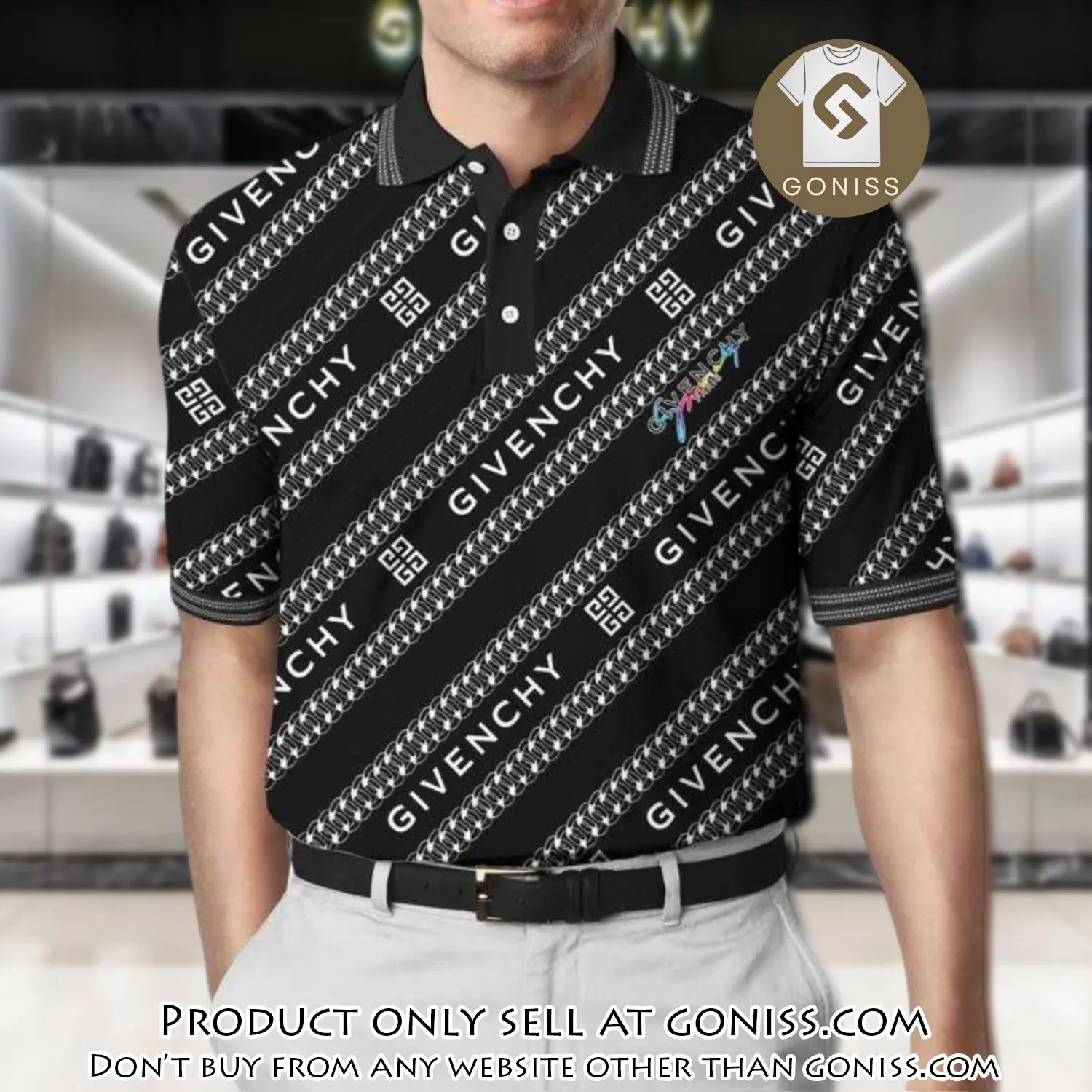 Givenchy premium polo shirt  luxury polo shirt for men pls519 gn0743686